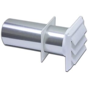 فتحة تهوية بلاستيكية بيضاء 267WS مع ذيل الأنبوب من لامبرو، 4 بوصة in Kuwait