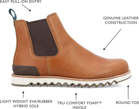 Territory Mens Yellowstone Chelsea Boots with EVA Rubber Sole and Tru Comfort Foam Footbed in Kuwait