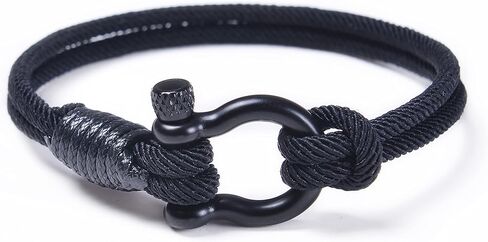 XiaoMtou Morse Code Bracelet for Women Mens Beaded Crystal Bracelets Meditation Tiger Eye Lava Stone Charms with Gift Card Adjustable Cord Jewelry in Saudi Arabia