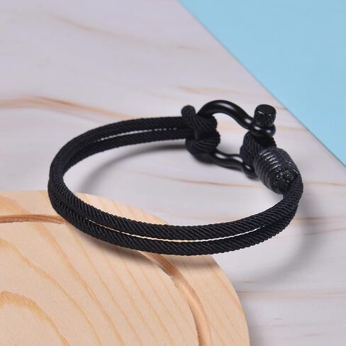 XiaoMtou Morse Code Bracelet for Women Mens Beaded Crystal Bracelets Meditation Tiger Eye Lava Stone Charms with Gift Card Adjustable Cord Jewelry in Saudi Arabia