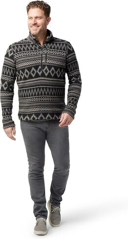 Smartwool Men's Hudson Trail Merino Wool Fleece Half Zip Jacket (Regular Fit) in Kuwait