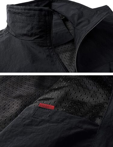 Arssm Men's Lightweight Fishing Quick Dry Vest Utility Safari Work Photo Vest with Pockets(Black-S) in Saudi Arabia
