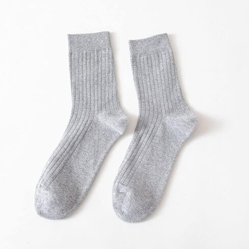 Hidden Piece Men's Classic Casual Cotton Socks - 5 Pairs in Black, White, Dark Grey, Light Grey, Brown (CMAXISNCS15) in Saudi Arabia