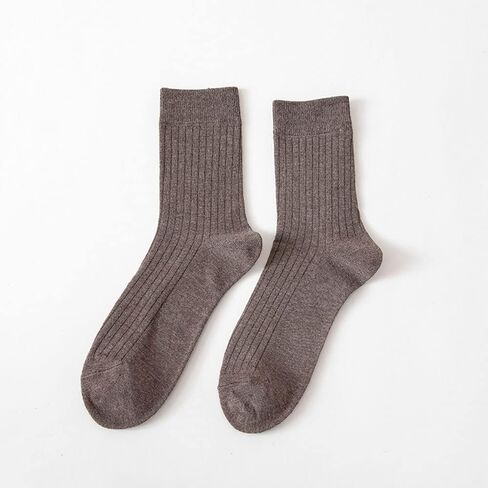 Hidden Piece Men's Classic Casual Cotton Socks - 5 Pairs in Black, White, Dark Grey, Light Grey, Brown (CMAXISNCS15) in Saudi Arabia