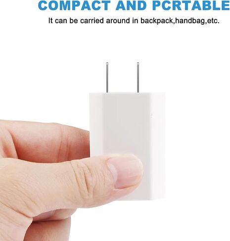 USB Wall Charger,Plug in Phone Charger,3 Pack 5V/1A Single Port USB Charging Block Adapter Travel USB Charger Compatible iPhone13/12/SE/11 Pro,Samsung Galaxy S21/S20 Ultra 5g,Note20/10/9, A72 A52,LG in Saudi Arabia