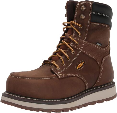 KEEN Utility Men's Cincinnati 8" Waterproof Composite Toe Wedge Work Boots in Saudi Arabia