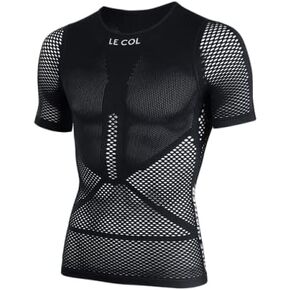 LE COL Unisex Pro Mesh Short Sleeve Base Layer | Breathable Cycling Undershirt | Light, Quick Dry, Snug Fit | XS - XXL in Saudi Arabia