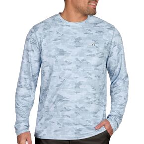 The American Outdoorsman Men's Lightweight UV Sun Protection Long Sleeve Graphic Shirt