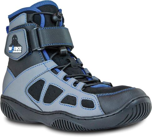 Alpha-1! Watercraft Jetski Boot by Works H2oDesigns - Lightweight & Breathable Race Boot - Designed in The USA - Smooth Movement & Stability - Ankle Support Strap, Nonslip Outsole - Wet Boot for Men in Saudi Arabia