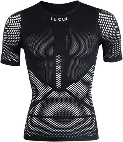 LE COL Unisex Pro Mesh Short Sleeve Base Layer | Breathable Cycling Undershirt | Light, Quick Dry, Snug Fit | XS - XXL in Kuwait