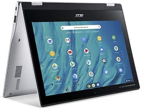 2021 Acer Convertible 2-in-1 Chromebook-11.6 بوصة HD IPS تعمل باللمس، معالج MediaTek ثماني النواة يصل إلى 2.0 جيجا هرتز، ذاكرة وصول عشوائي 4 جيجا بايت، 32 جيجا بايت eMMC SSD، بلوتوث، نظام تشغيل Chrome (متجدد) in Kuwait