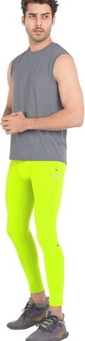 PIQIDIG Workout Leggings Yoga Pants with Pockets - Men Athletic Compression Pants Tights in Saudi Arabia