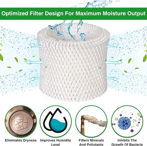 Humidifier Filter A Compatible with Honeywell Humidifier HCM-350 Series, Honeywell Cool Mist Humidifier, HCM710, HEV312W, Filter HAC-504, 4-Pack in Kuwait