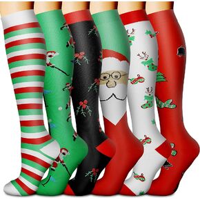 Compression Socks 15-20 mmHg is Best Athletic for Men & Women Running Flight Travel Nurses Pregnant