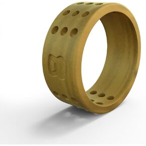 QALO Men's Functional Silicone Rings with Ring Storage Pouch, Perforated Classic & Q2X Collection in Saudi Arabia
