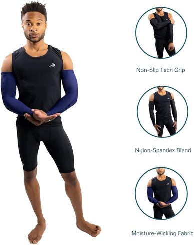 قميص ضغط رجالي بأكمام قصيرة من CompressionZ - طبقة أساسية رياضية in Kuwait