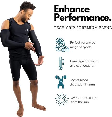 قميص ضغط رجالي بأكمام قصيرة من CompressionZ - طبقة أساسية رياضية in Kuwait
