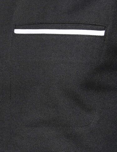 ZEROYAA Mens Hipster Mandarin Collar Slim Fit Long Sleeve Casual Button Down Oxford Dress Shirt with Pocket in Kuwait