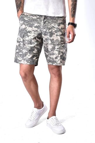 Backbone Mens Army Tactical Military BDU Shorts Work Fishing Camping Casual Camouflage Cargo Shorts in Saudi Arabia