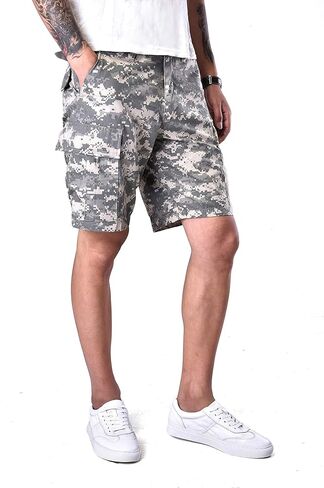 Backbone Mens Army Tactical Military BDU Shorts Work Fishing Camping Casual Camouflage Cargo Shorts in Saudi Arabia