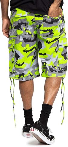 Victorious Men's Belted Ripstop Twill Camo Cargo Short in Kuwait