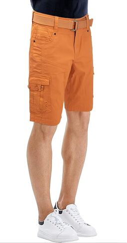 X RAY Mens Stretch Comfort Tactical Cargo Shorts 12.5" Inseam Knee Length Classic Fit Multi Pocket in Kuwait