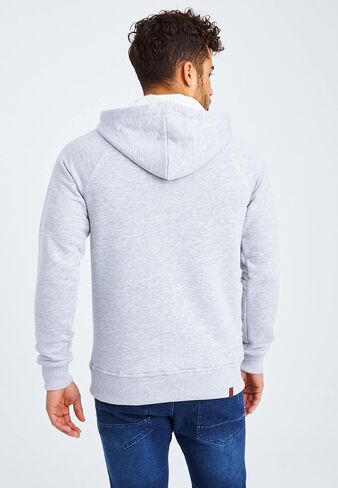 Leif Nelson Men's Straighfit Hooded Sweatshirt | Modern Stylish Longsleeve Hoodie Pullover in Saudi Arabia