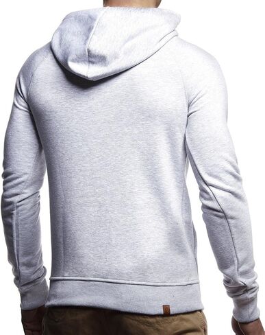 Leif Nelson Men's Straighfit Hooded Sweatshirt | Modern Stylish Longsleeve Hoodie Pullover in Saudi Arabia