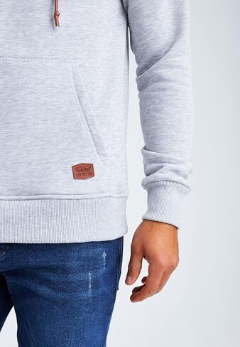 Leif Nelson Men's Straighfit Hooded Sweatshirt | Modern Stylish Longsleeve Hoodie Pullover in Saudi Arabia