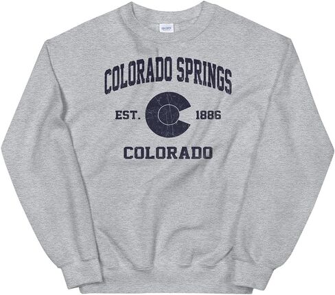 Colorado Springs Colorado CO vintage state Unisex Sweatshirt in Kuwait