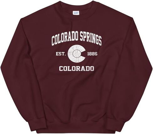 Colorado Springs Colorado CO vintage state Unisex Sweatshirt in Kuwait