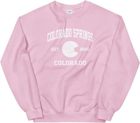 Colorado Springs Colorado CO vintage state Unisex Sweatshirt in Kuwait