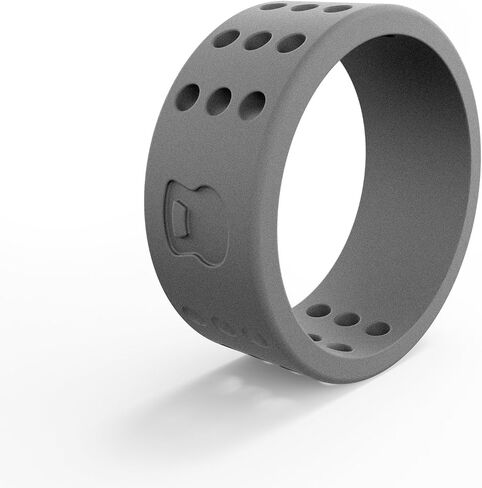 QALO Men's Functional Silicone Rings with Ring Storage Pouch, Perforated Classic & Q2X Collection in Kuwait