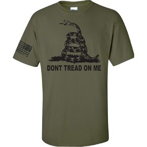 تي شيرت Patriot Apparel الأصلي DTOM Orig Don't Tread On Me تي شيرت جرافيك