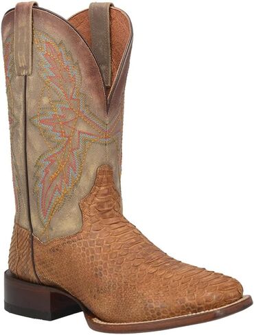 Dan Post Men's Dry Gulch Python Exotic Boot Wide Square Toe in Saudi Arabia