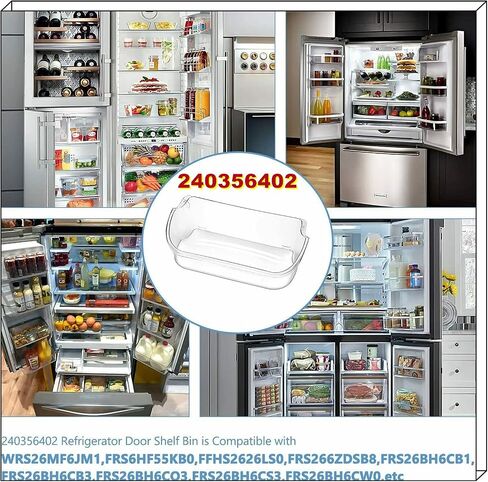 UPGRADE 240356402 Refrigerator Door Bin Replacement Part, Compatible with Refrigerator Door Shelf FGUS2642LF0 FGHS2644KF2, LGUS2642LE0 FRS6LF7FBA LFSS2612TF0 FFSS2615TS0 Door Bin in Saudi Arabia