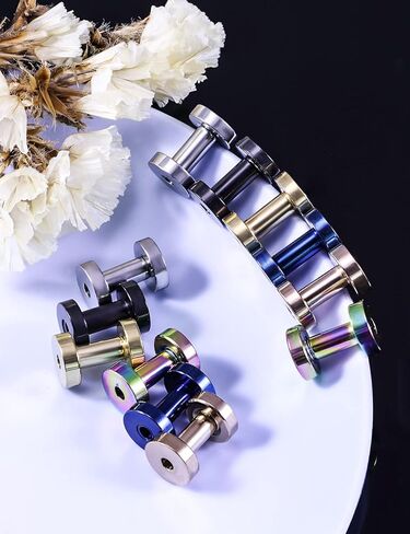 Vsnnsns 14G 12G 8G 6G 4G 2G 0G 00G برغي مناسب لمجموعة قياس الأذن الجراحية الفولاذية نفق المتوسع أقراط شحمة الأذن المقابس هيئة ثقب المجوهرات مجموعة للنساء الرجال 6 أزواج in Kuwait