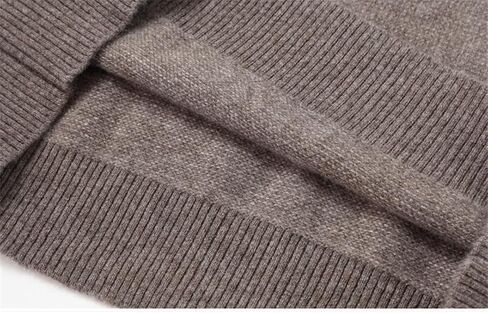 Men Half High Zipper Collar Warm Large Thickened Pullovers 100% Cashmere Sweater in Saudi Arabia