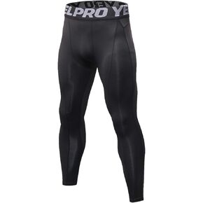 Yuerlian Men's Compression Pants Cool Dry Baselayer Tights Leggings