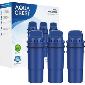 فلتر مياه إبريق معتمد من AQUA CREST AQK-CF10A NSF، بديل لأباريق وموزعات Pur® PPT700W وCR-1100C وPPF951K (عبوة من 3 قطع) in Kuwait