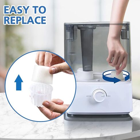 ShufudeJa 30 Pack Humidifier Replacement Filter Compatible with LEVOIT Dual150, Dual200S, Classic300(S), LV600S Series Humidifiers, Sponge Filter Humidifier Replacement Part in Saudi Arabia