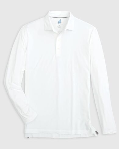 johnnie-O Featherweight Long Sleeve Performance Polo - Swing in Saudi Arabia