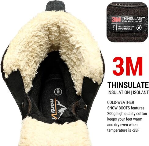 NORTIV 8 Men's Waterproof Winter Snow Boots in Kuwait