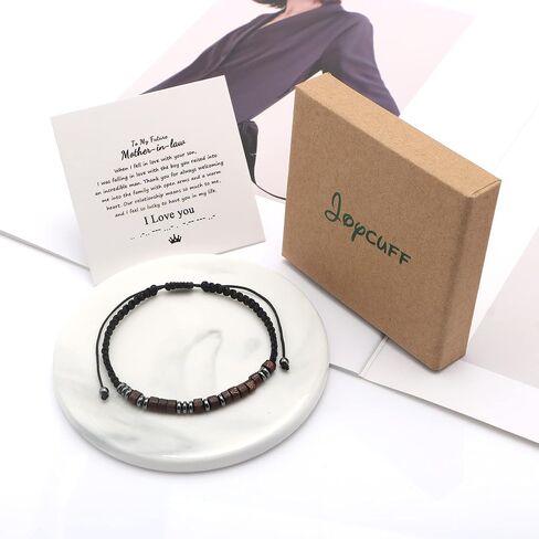 JoycuFF Inspirational Morse Code Bracelets for Men Women Girls Mothers Day Birthday Christmas Gifts for Mom Mother Father Daughter Aunt Grandmother Jewelry Cord Wrap Memorial Graduation Bracelets in Kuwait