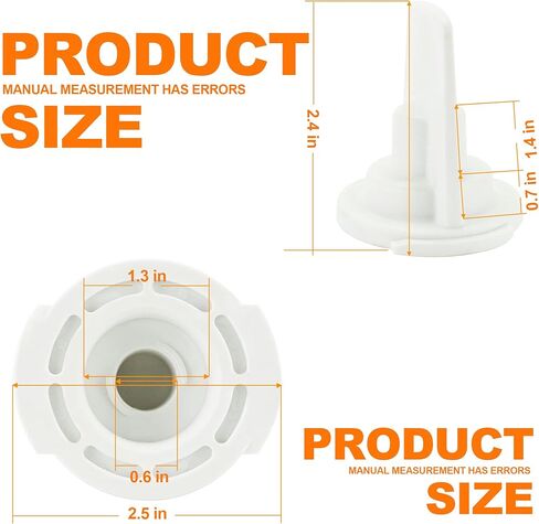 ثلاجات فلتر مياه - غطاء بلاستيكي - WR02X11705 استبدال كهربائي عام 1038637، AP3425999 in Kuwait