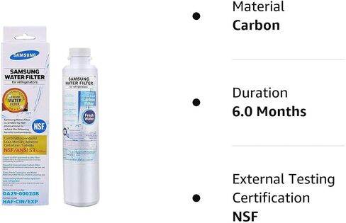 Samsung DA29-00020B, DA29-00020A, HAF-CIN EXP Premium Refrigerator Water Filter, 1-Pack in Saudi Arabia