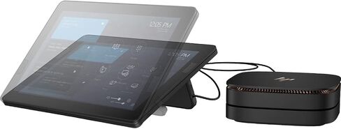HP Elite Slice G2 Desktop Computer - Intel Core i5 7th Gen i5-7500T Quad-core (4 Core) 2.70 GHz - 8 GB RAM DDR4 SDRAM - 128 GB SSD - Ultra Small - Sparkle Black - Windows 10 IoT Enterprise 64-bit - In in Saudi Arabia