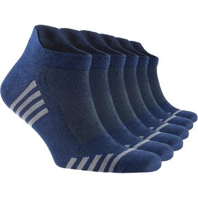 Bamboo Ankle Socks with back Heel Tab for Men Low Cut Cool Comfort Fit Athletic Performance 6 pair pack in Saudi Arabia