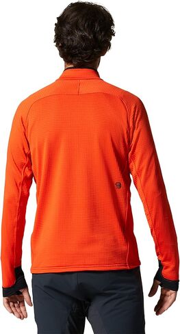Mountain Hardwear Men's Polartec Power Grid Half Zip Jacket | Stylish and Warm Jacket for All Outdoor Adventures in Saudi Arabia