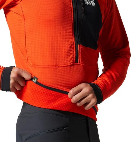 Mountain Hardwear Men's Polartec Power Grid Half Zip Jacket | Stylish and Warm Jacket for All Outdoor Adventures in Saudi Arabia